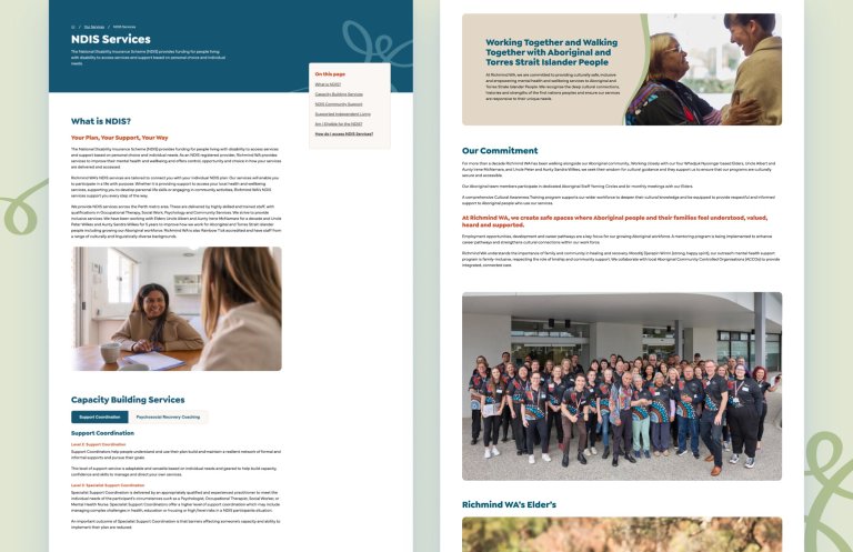 richmind case study - new website design