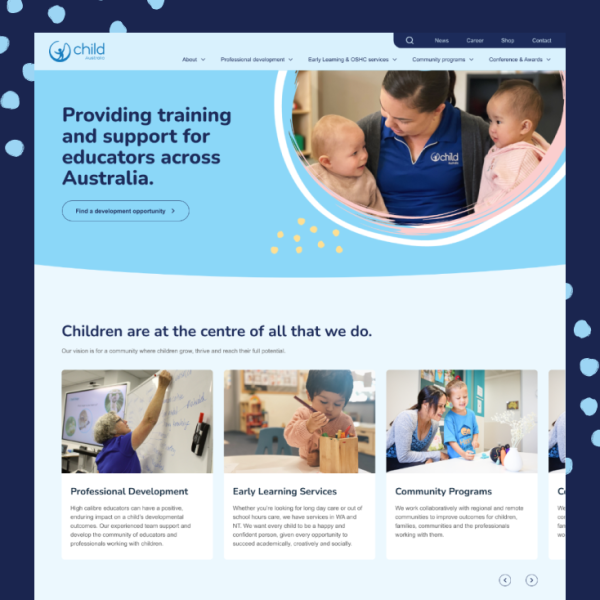 Child Australia goes live! Image