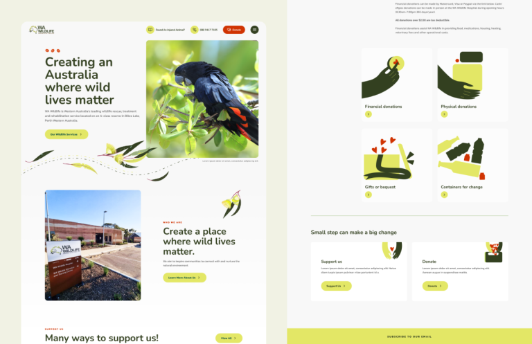 WA Wildlife website