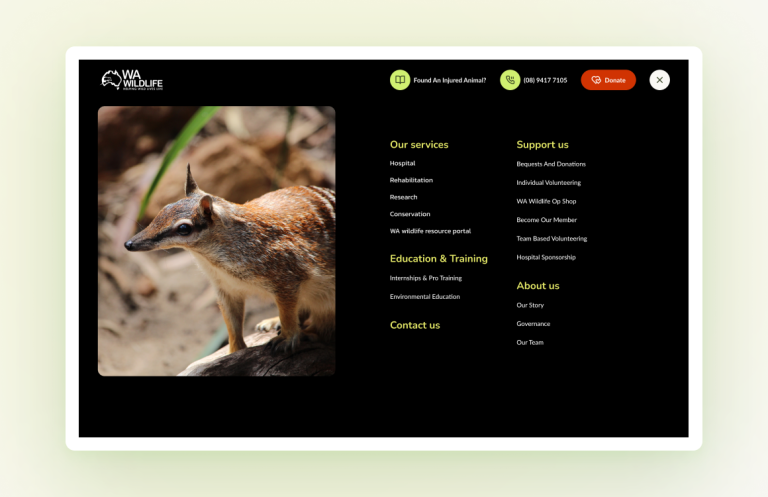 WA Wildlife website