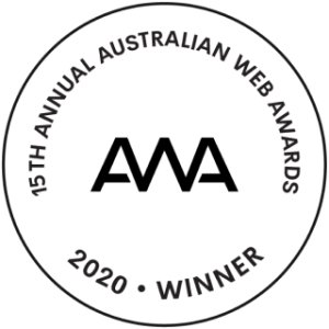 Annual Australian Web Awards 2020 Winner